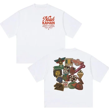 Noah Kahan The Great Divide Tour 2026 Graphic Tshirt Vintage High Quality Oversized Cotton Harajuku Clothing Short Sleeve Casual 1