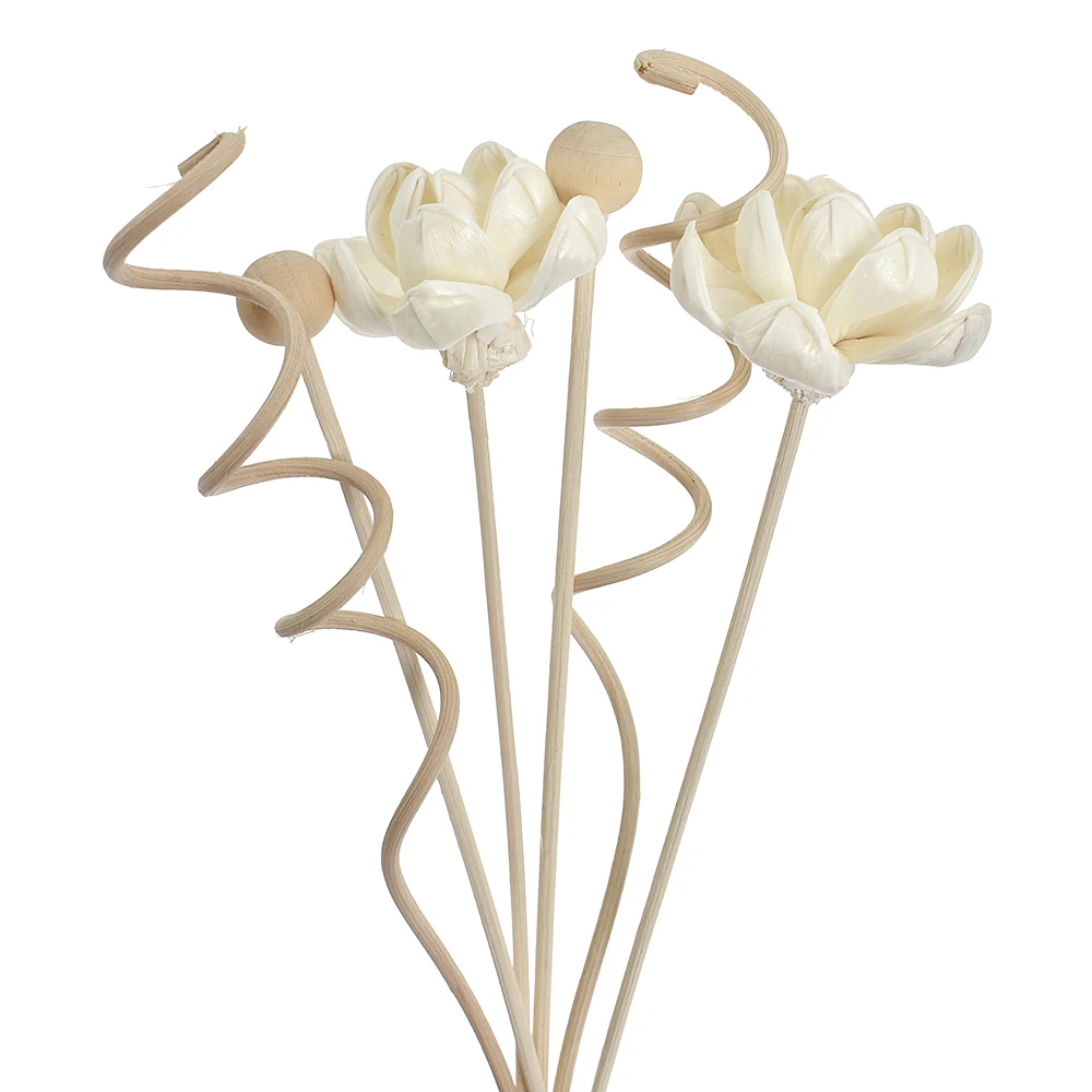 Fragrance Diffuser Refill Stick DIY 6PCS/8PCS/9PCS Artificial Flower Rattan Reed Fragrance Aroma Diffuser Refill Stick Floral