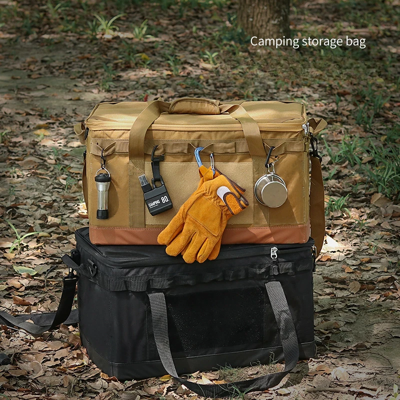 Heavy-Duty Camping Storage Bag-Large Capacity, Foldable & Durable for Outdoor Gear, Cookware & Tools-Perfect for Adventures!