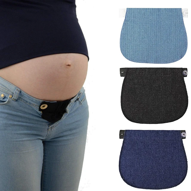3pcs Adjustable Maternity Pants Extender Elastic Pant Button Extenders,  Maternity Pants Extender, Professional Portable