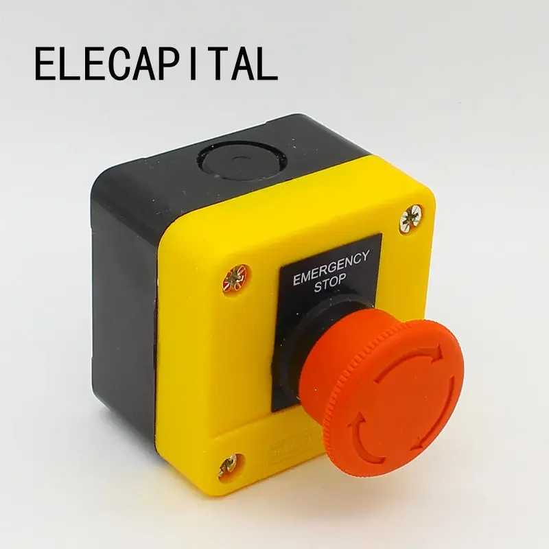 1NO + 1NC e-stop, кнопка аварийного выключателя