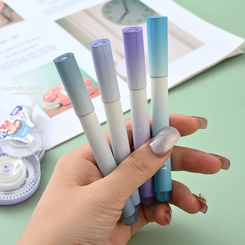 Color Gradient Highlighter Pens Kawaii Stationery Students Marker Pen Drawing Tool Cute School Office Supplies highlighter pen marker pen highlighter marker 4pcs/set
