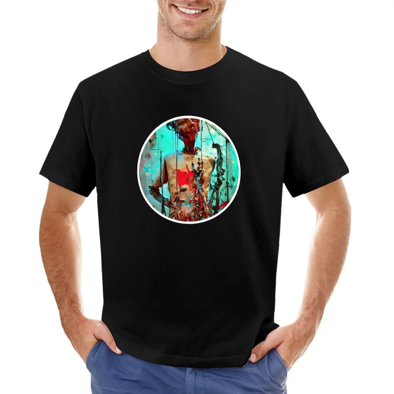 

Torn apart T-Shirt Anime t-shirt korean fashion t shirts for men graphic
