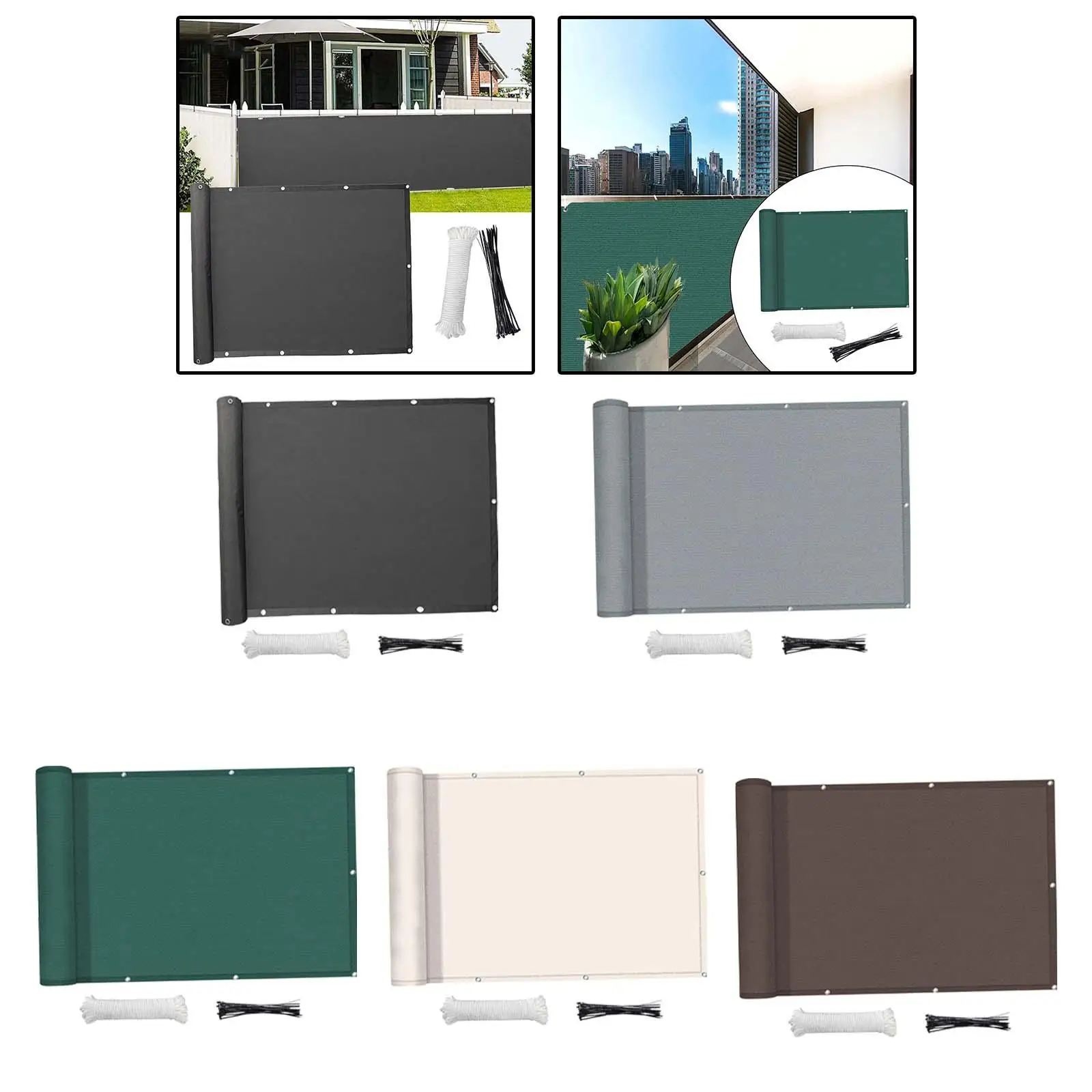 Balcony Privacy Screen Cover Privacy Screen Patio Deck Porch