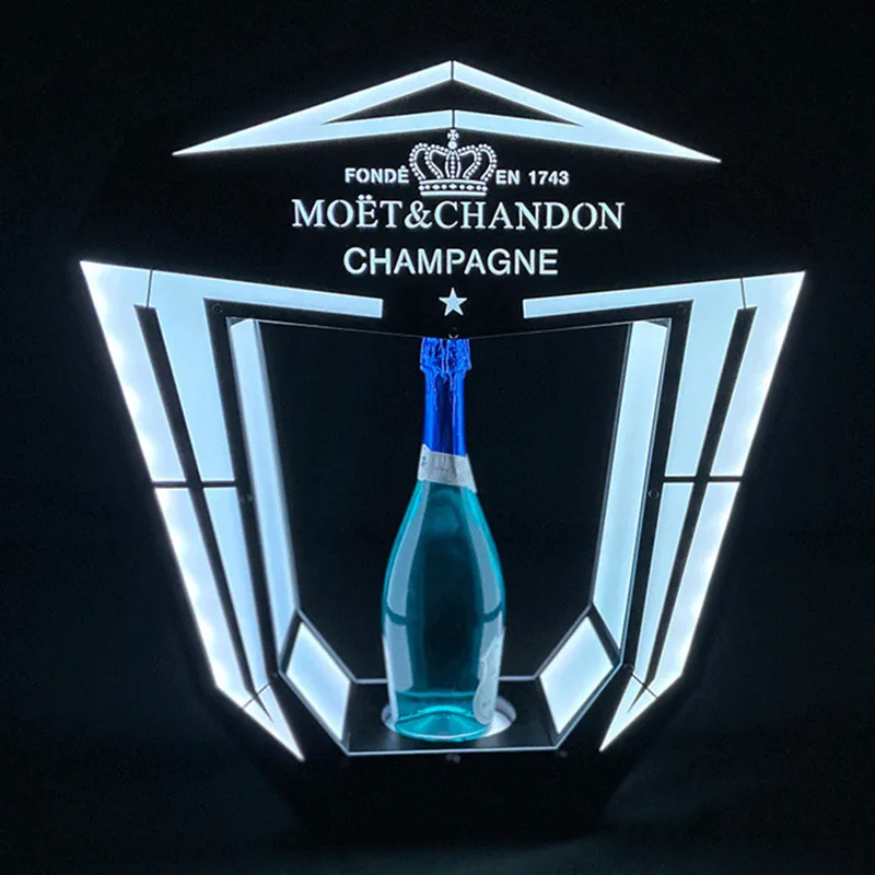 LED Rechargeable Champagne Bottle Presenter Imperial Crown Shape Growing  Cocktail Wine Whisky Bottle Holder For NightClub Party - AliExpress