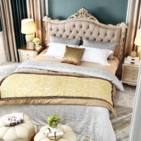 Armoires de lecture lits Double esthétique reine cadre de couchage lits chambre salon luxe Camas matrimoniales accessoires pour la maison 2