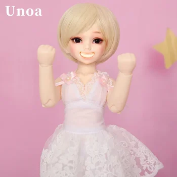 Free Shipping Unoa Chibi Lilin Doll BJD 1 6 Dollfie Multi Faceplates Prim Sleeping Wink