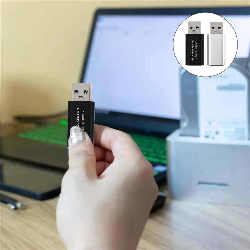 USB 3.0 Adapter Data Blocker Female Connector Fast Charge Prevent Theft Security Tools