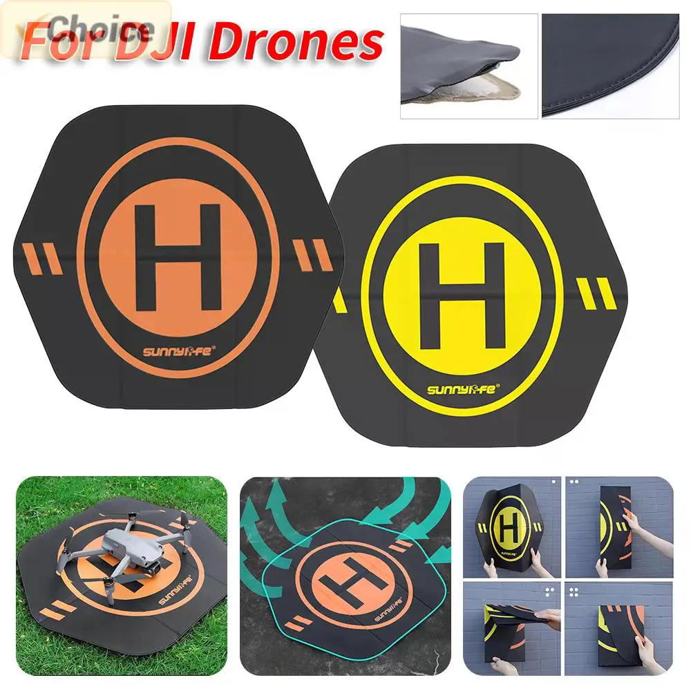 55cm Drone Foldable Landing Pad Double-sided Color Leather Aircraft Parking Mat for DJI AVATA/Mini 3 Pro/Air 2/ 3 Pro Drone