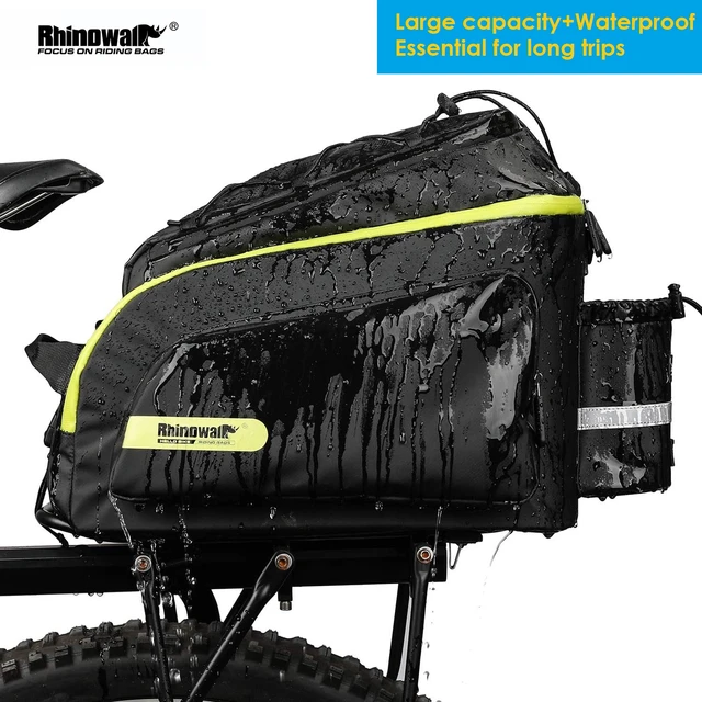 Bicycle Bag Waterproof Rhinowalk  Panniers Bicycle Waterproof - 3 1 Bike  Bags Rear - Aliexpress