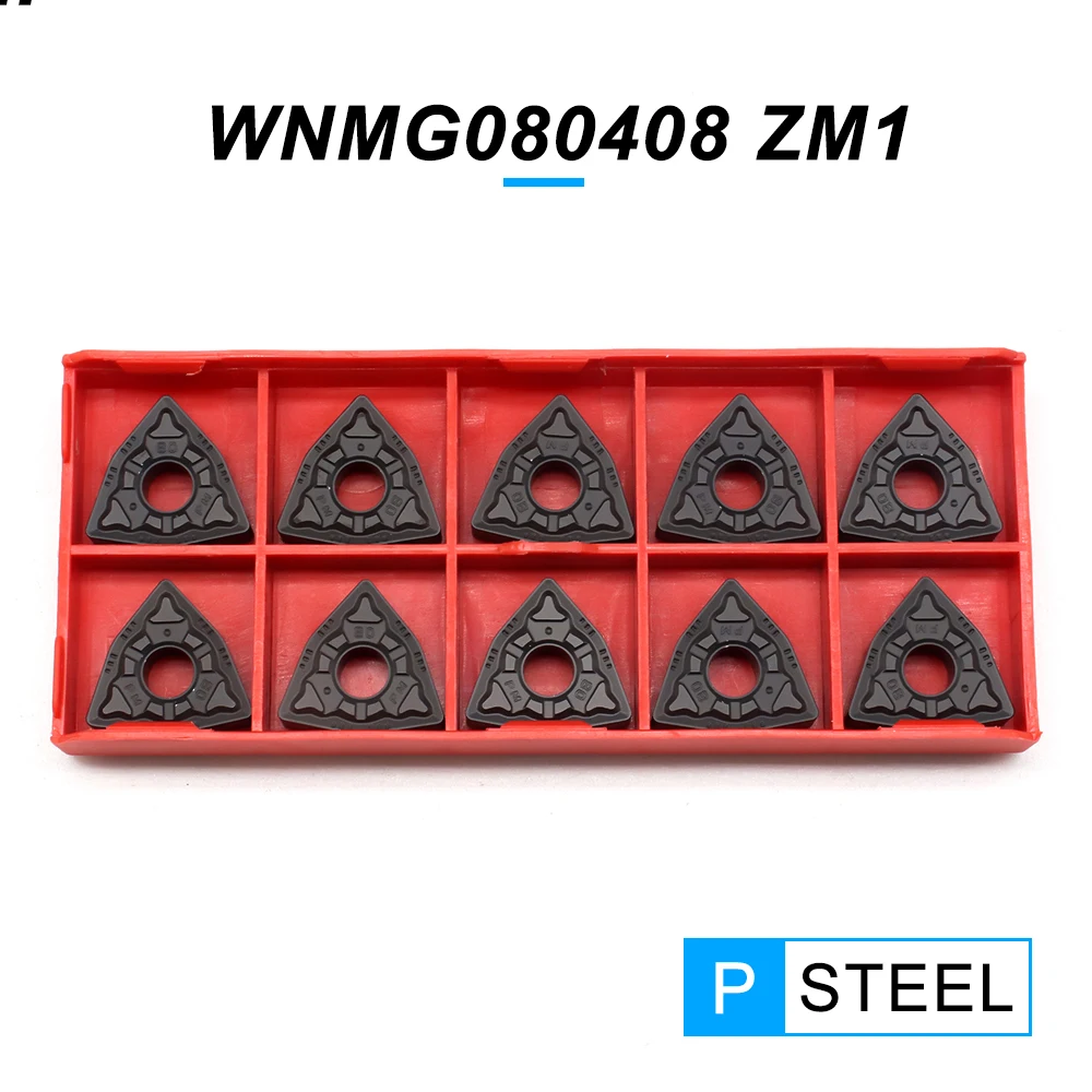 

WNMG080408 ZM1 PC4125 Carbide Inserts External Turning Tool Tungsten Carbide Blade WNMG 080408 CNC Lathe Cutter Tools For Steel