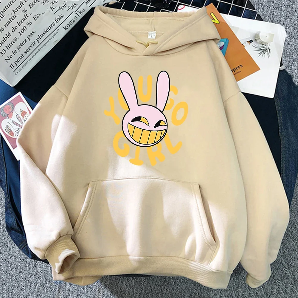 YOU GO GIRL Digital Circus Jax Hoodie Fashion Women Harajuku Funny Cute Rabbit Hoodie Unisex Cartoon Vintage Pullover Sweatshirt 2
