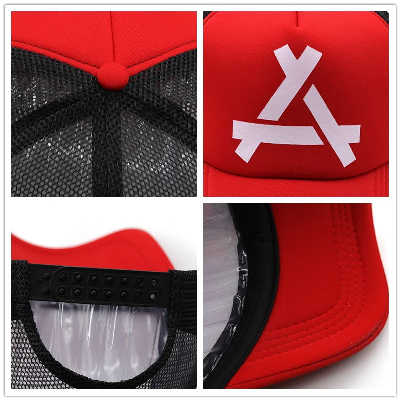  - Summer Unisex Men Fishing Baseball Caps Women Breathable Mesh Snapback Hats Red Black Casual Sport Hats 3D Printing Cap