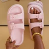 Summer Adjustable Buckle Platform Slippers Women Non Slip Home Cloud Slipper Woman Eva Soft Sole Pillow Slides Sandals 36-45 1
