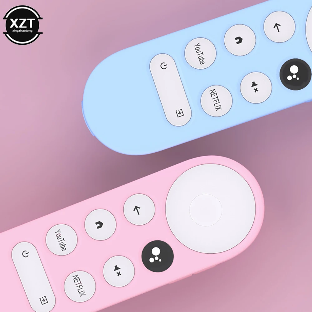 New Non-slip Soft Silicone Case For Remote Control Protective Cover Shell for Google TV 2020 Voice Remote Control