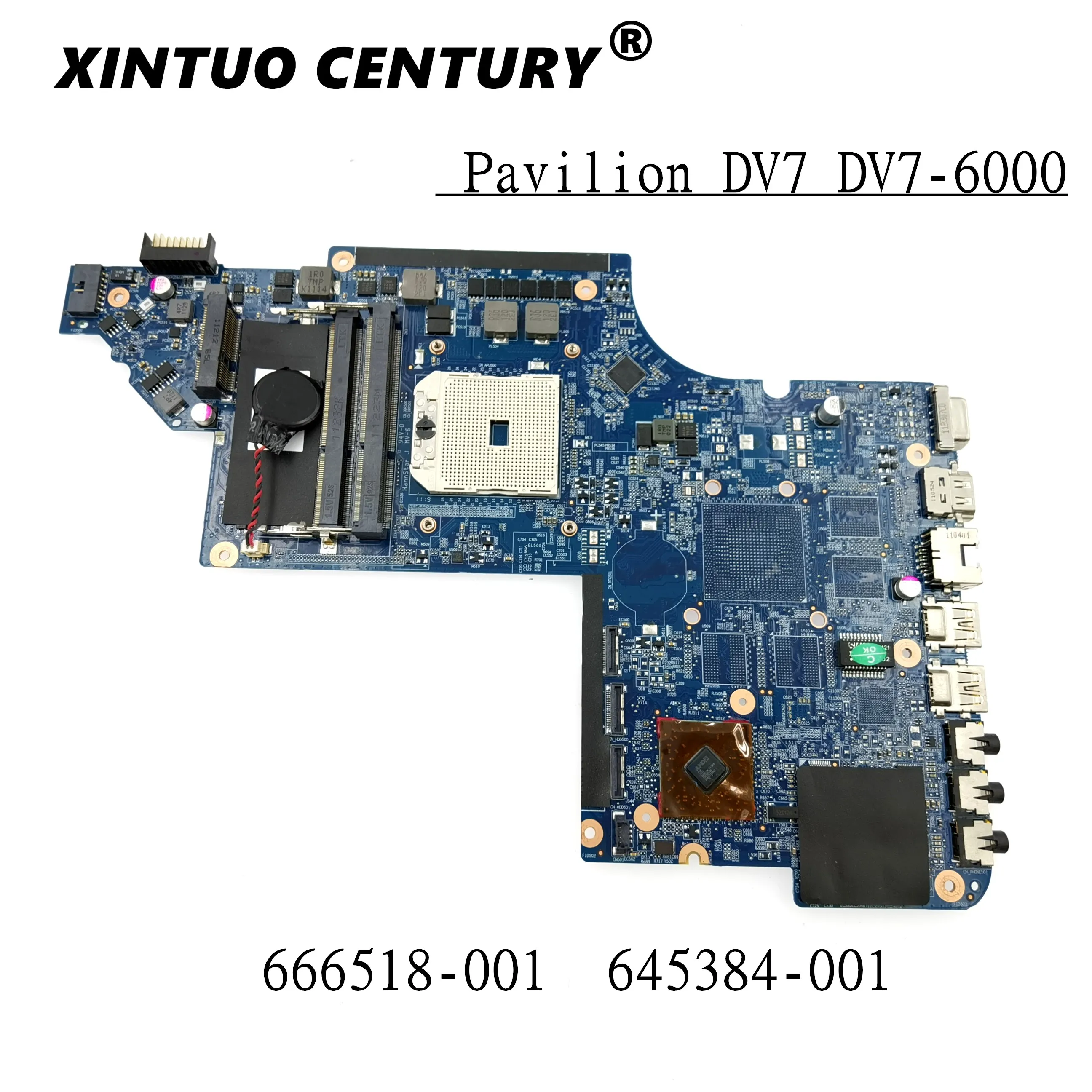 

645385-001 для HP Pavilion DV7-6000 материнская плата для ноутбука SF1 HD6490 DDR3 100% протестирована ОК