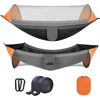 3 in 1 Camping Hammock with Mosquito Mesh Automatic Quick Opening Nylon Hammock Anti-Mosquito hanging Hammock tent for Outdoor 1