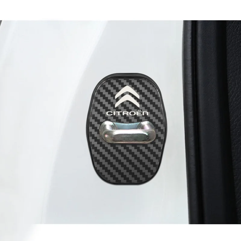 Car door lock cover sticker case for Citroen C1 C2 C3 C4 C5 C6 C8 C4L DS3 DS4 DS5 DS5LS DS6 accessories