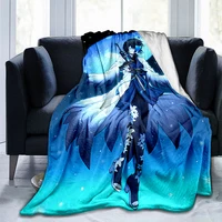 3D printed Art Blanket Flannel Anime Duvet Home 2