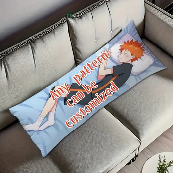 1 personalized photo customized long pillow, 20x54 inches, short plush, without padding, single-sided printing, perfect parent g 1