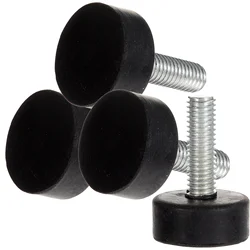 4pcs AdjusTable Leg Levelers Rubber Feet Pad Screw In Rubber Feet Furniture Leg Bumpers Pads for Tables Sofas