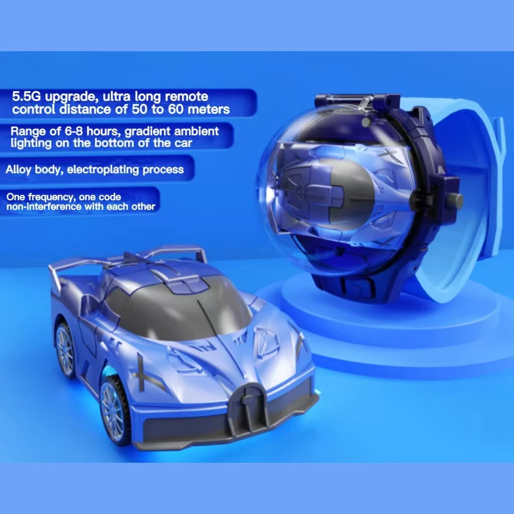 Children's Watch Remote Control Car Charging Electric Mini Remote Control Car Children's Toy Multiplayer Competition 2
