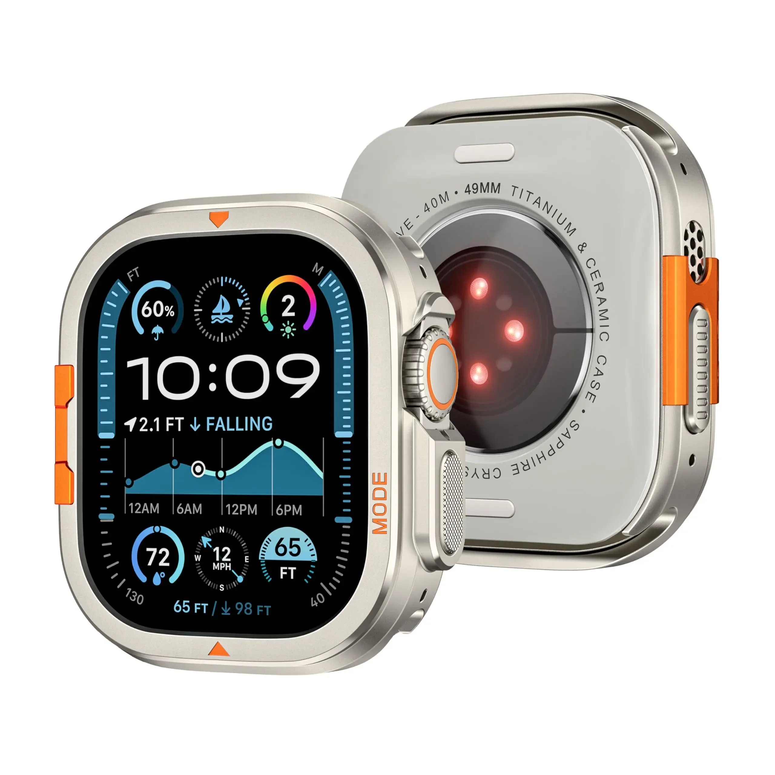 Premium Aluminum Metal Watch Protector Case - Elegant Hard Bumper Frame