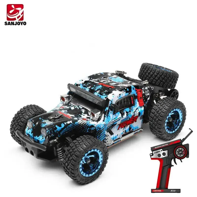 

Rc 284161 High Speed 30km/H Electric 2.4G Led Four-Wheel Drive Remote Control Car Analog Design 1:28 Off-Road Drift Car Racing