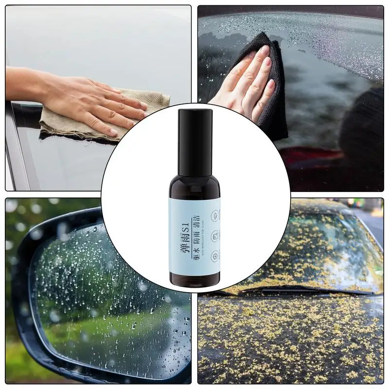 50ml Rainproof Anti-fog Agent For Car Glass Anti Rain Anti-Fog Coating Windshield Cleaner Inside Long Lasting For Glasses