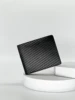 Fashion Trend New Business Casual Students Simple Men's Short Wallet Carbon Fiber with Card Slot Wallet 1