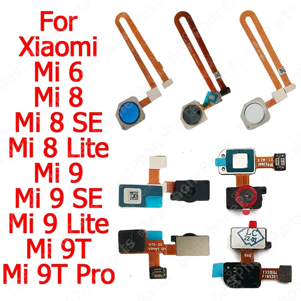 

Fingerprint Sensor Flex Cable For Xiaomi Mi 6 8 SE 9 Lite 9T Pro Mi6 MI8 Mi9 New Finger Print Scanner Return Key