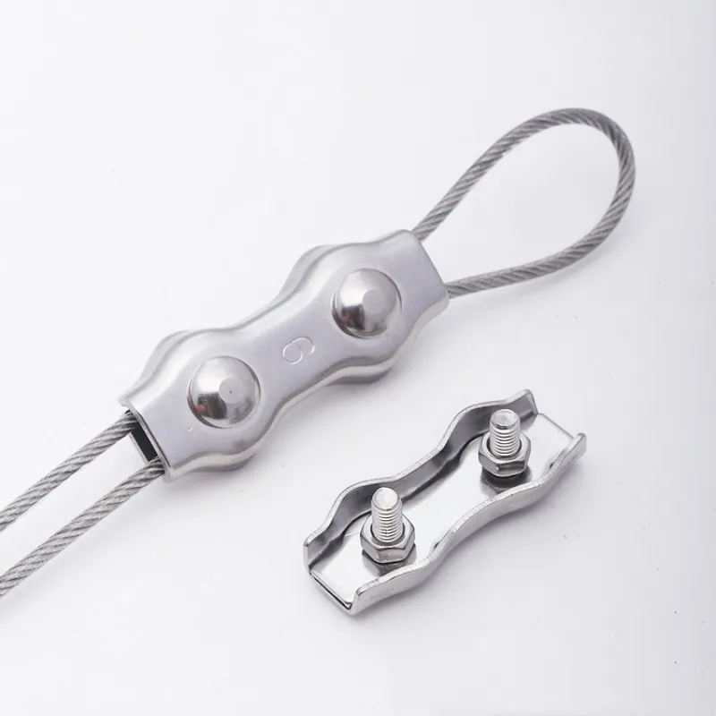 Stainless Steel Wire Rope Clip 1Pcs M2-M6