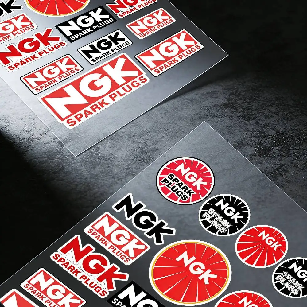 NGK 반사형 오토바이 스티커, 야간 어두운 곳에서 스쿠터 헬멧에 부착하는 3M 안전 경고 스티커