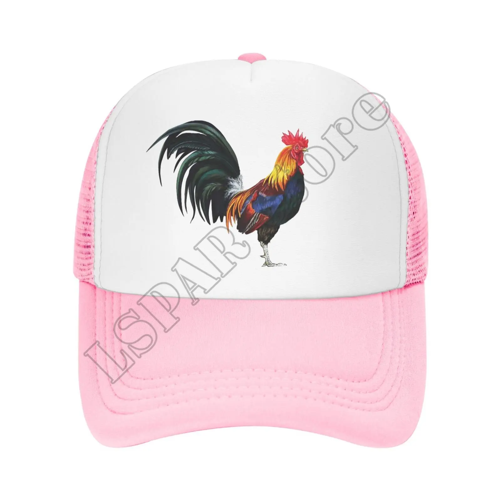 Funny Rooster Baseball Cap - Adjustable Chicken Dad Hat With Embroidered Farm Animal Design
