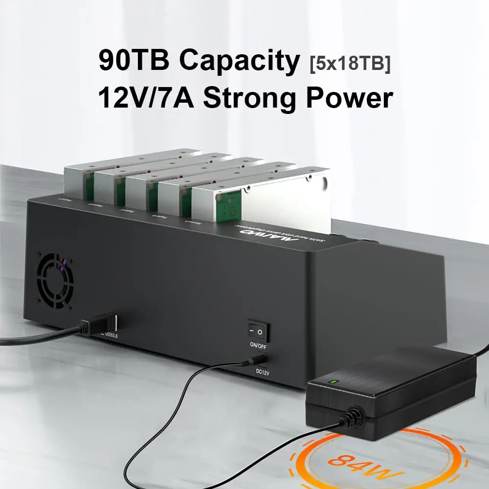 MAIWO ϵ ̺ ŷ ̼,  Ŭ  ÷ , 5  SATA-USB 3.0 HDD ̽, 2.5 ġ, 3.5 ġ HDD, SSD