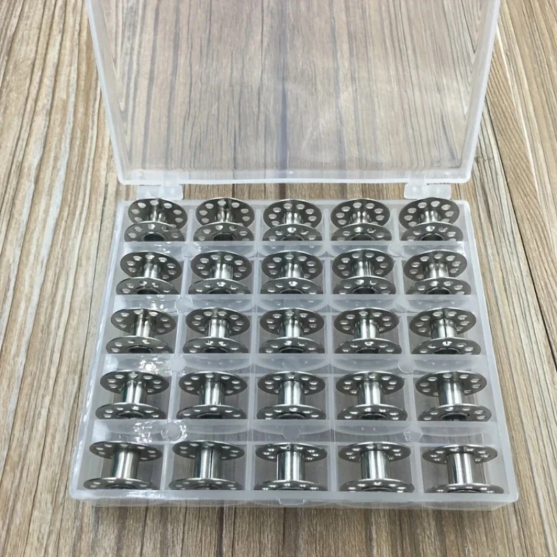 25pcs Home Sewing Machine Bottom Thread Bobbin Set for Brother Janome