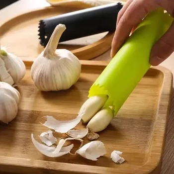 ซิลิโคนกระเทียม Peeler วงกลมกระบอก Stripper Tube Peeling กระเทียม Peeler Peel Barrel Peeling เครื่องมือห้องครัวที่มีประโยชน์อุปกรณ์เสริม 1