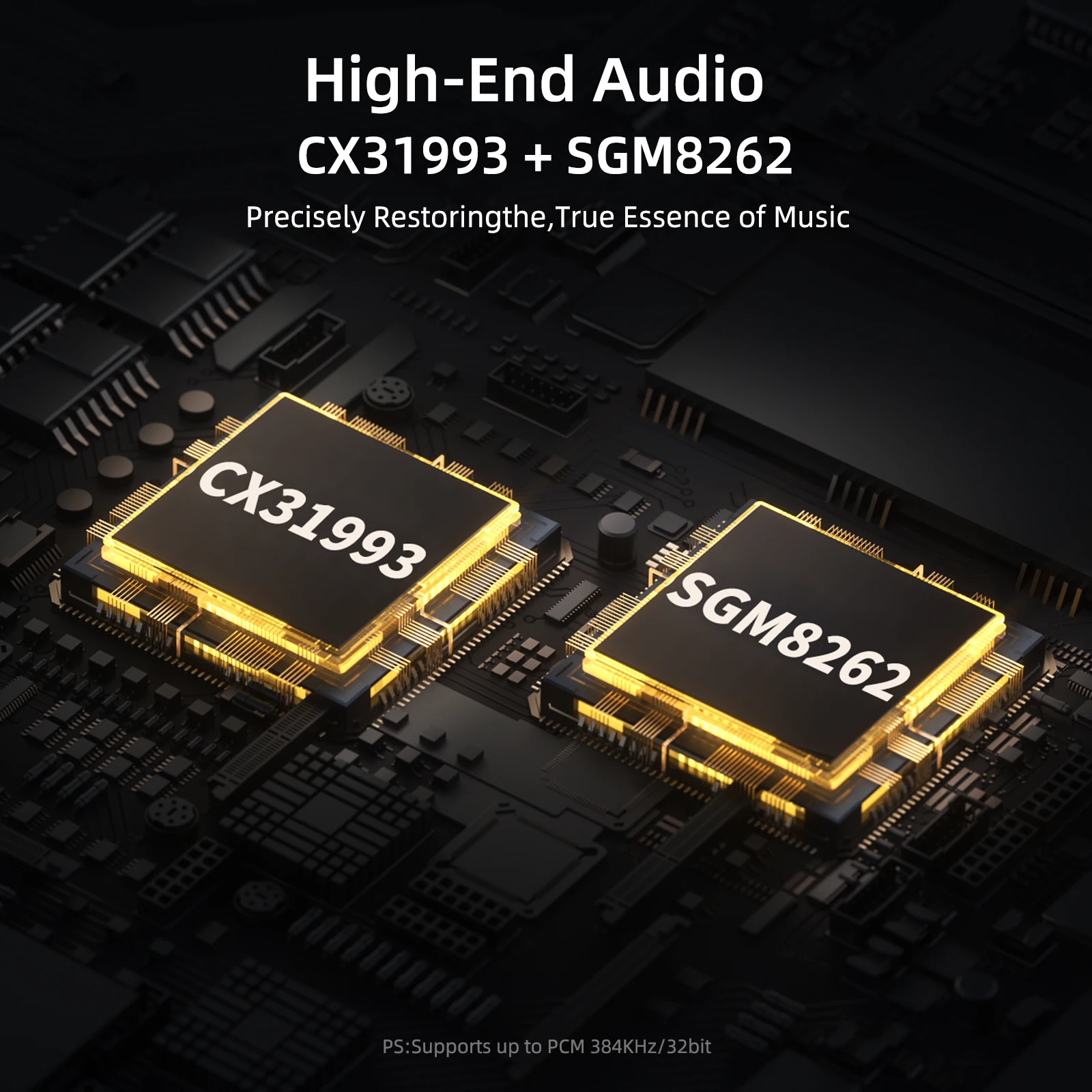 CX31993 USB C DAC 동글 SGM8262 Op-Amp Type C 3.5mm 휴대용 DAC 앰프 HiFi 무손실 오디오 디코더 어댑터 32Bit 384KHz