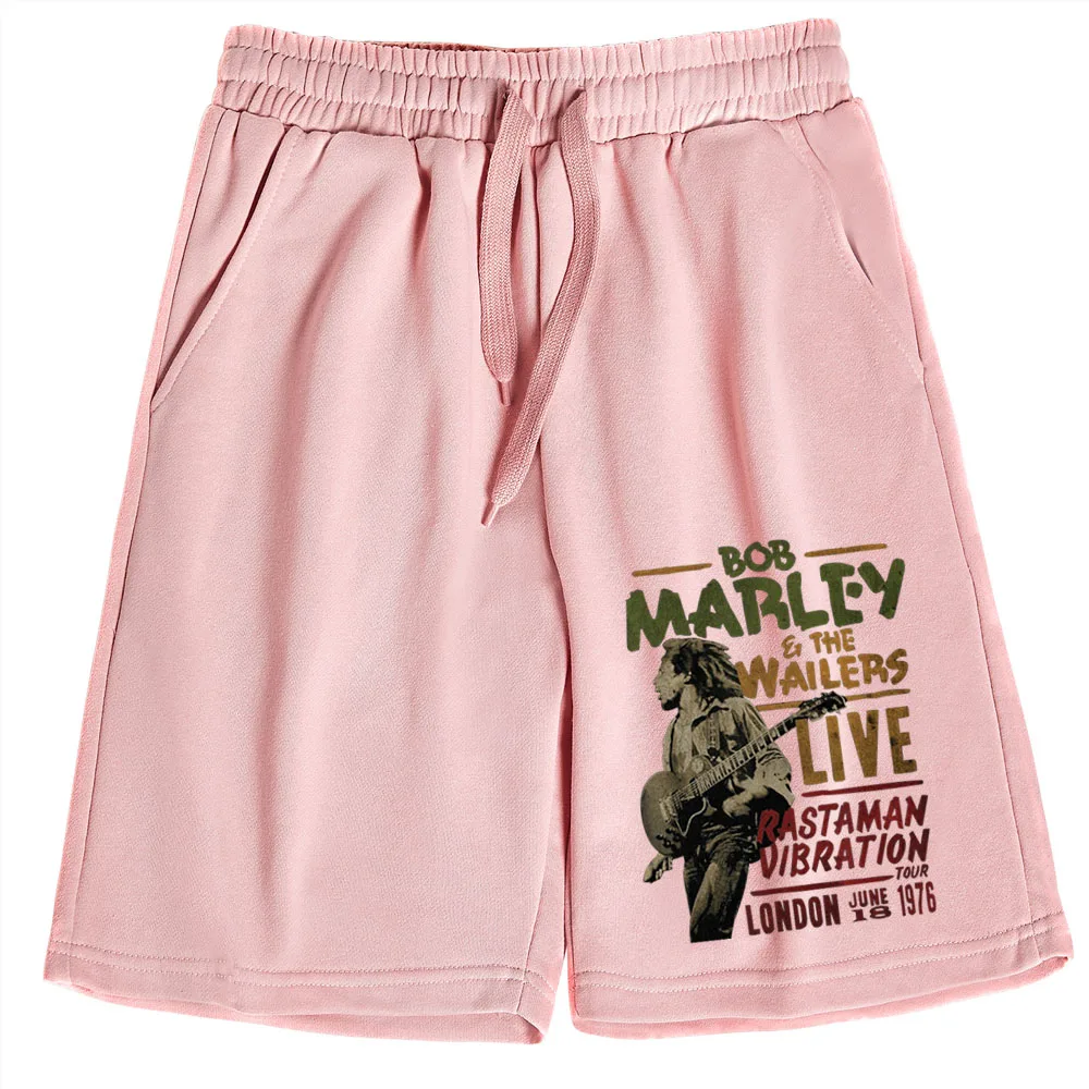 Bob Marley Wailers Live  Beach Cotton Hip Hop Gift Short Bob Marley One Love Pants Trousers 2