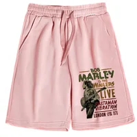 Bob Marley Wailers Live  Beach Cotton Hip Hop Gift Short Bob Marley One Love Pants Trousers 2