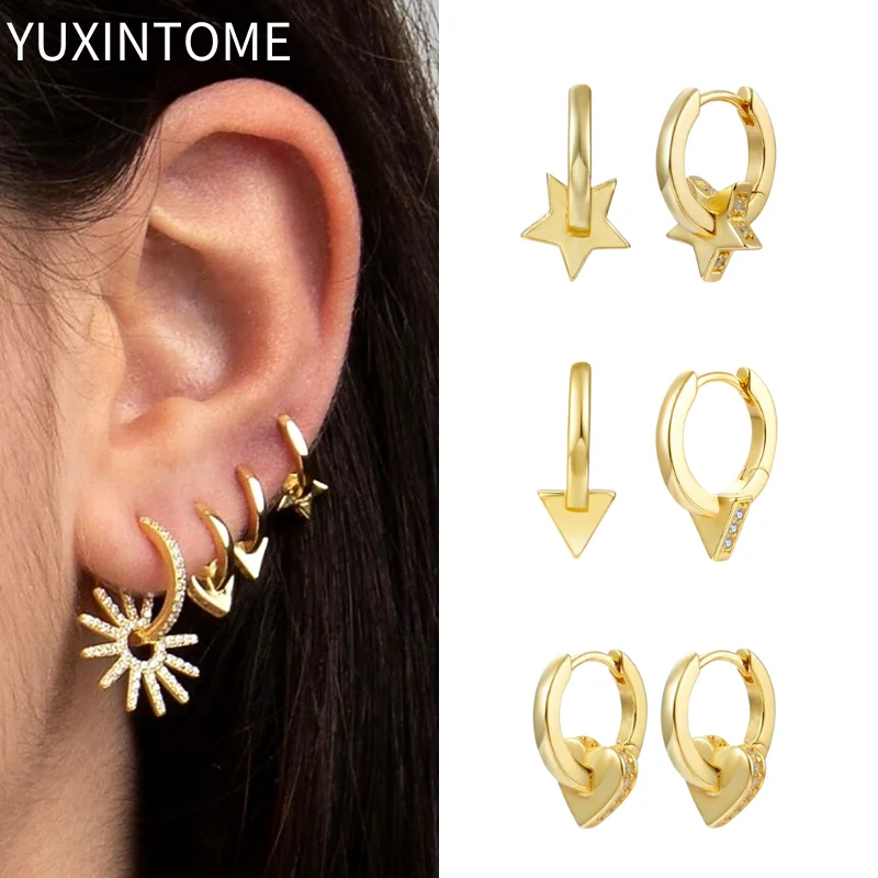 Orecchini Donna Stella Orecchini A Filo (threader) Con Pendente Stella E Nappa In Argento - Stile Goccia, Moda Donna Orecchini Argento Moda Donna