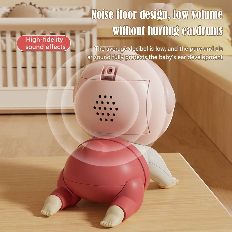 Baby Crawling Toys with Sound Electric Baby Doll Toy for Toddler Learn To Climb Educational Toddler Moving Toy 0-6-12Months Gift 5