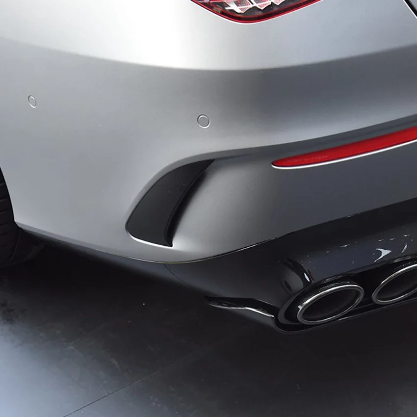 Фото Сплиттер для заднего бампера Mercedes-Benz CLA Class 2020 To Up C118 CLA180 CLA35 CLA45 CLA200 CLA250 №3