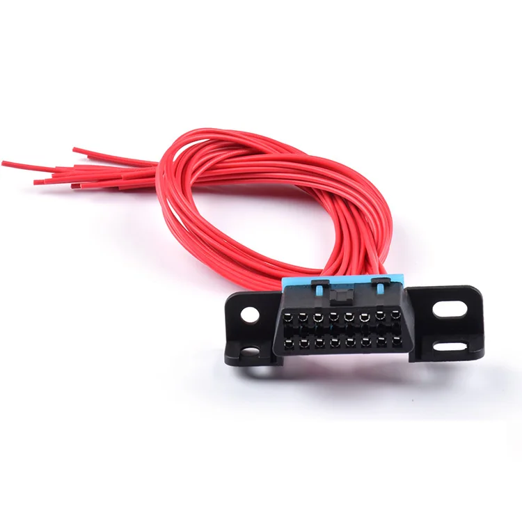 Автомобильный разъем OBD2 16-контактный гнездовой для OBDii диагностический J1962F VW GM |