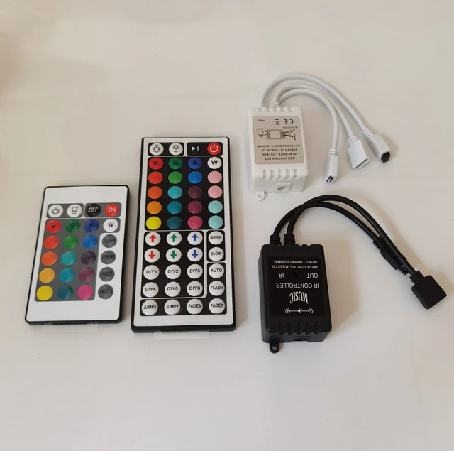 RGB Controller with 44-Key Wireless IR Remote for RGB LED Light