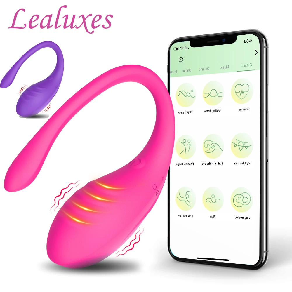 Wireless g spot vibrator for women bluetooth dildo app remote control