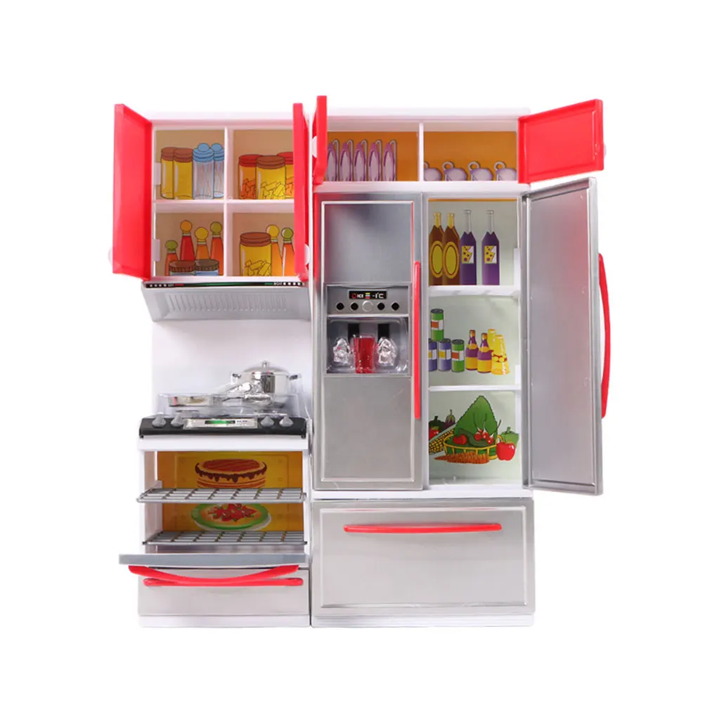 

Toddlers Simulation Kitchen Toy Kit Educational Model Christmas Gift