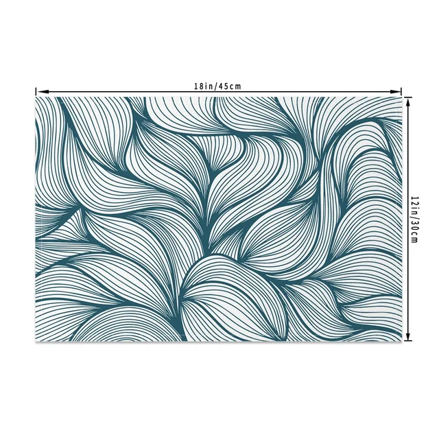 Minimalist Leaf Table Placemats 3