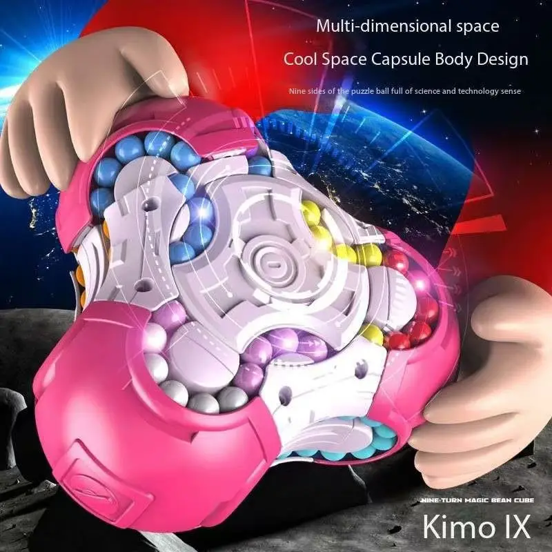 Unique Puzzle Nine sided Stereoscopic Space Magic Bean Children's Toy Unique Rotating Ball Ball Children's Puzzle Gift puzzle toys puzzle cube magic puzzle cube kids educational toys