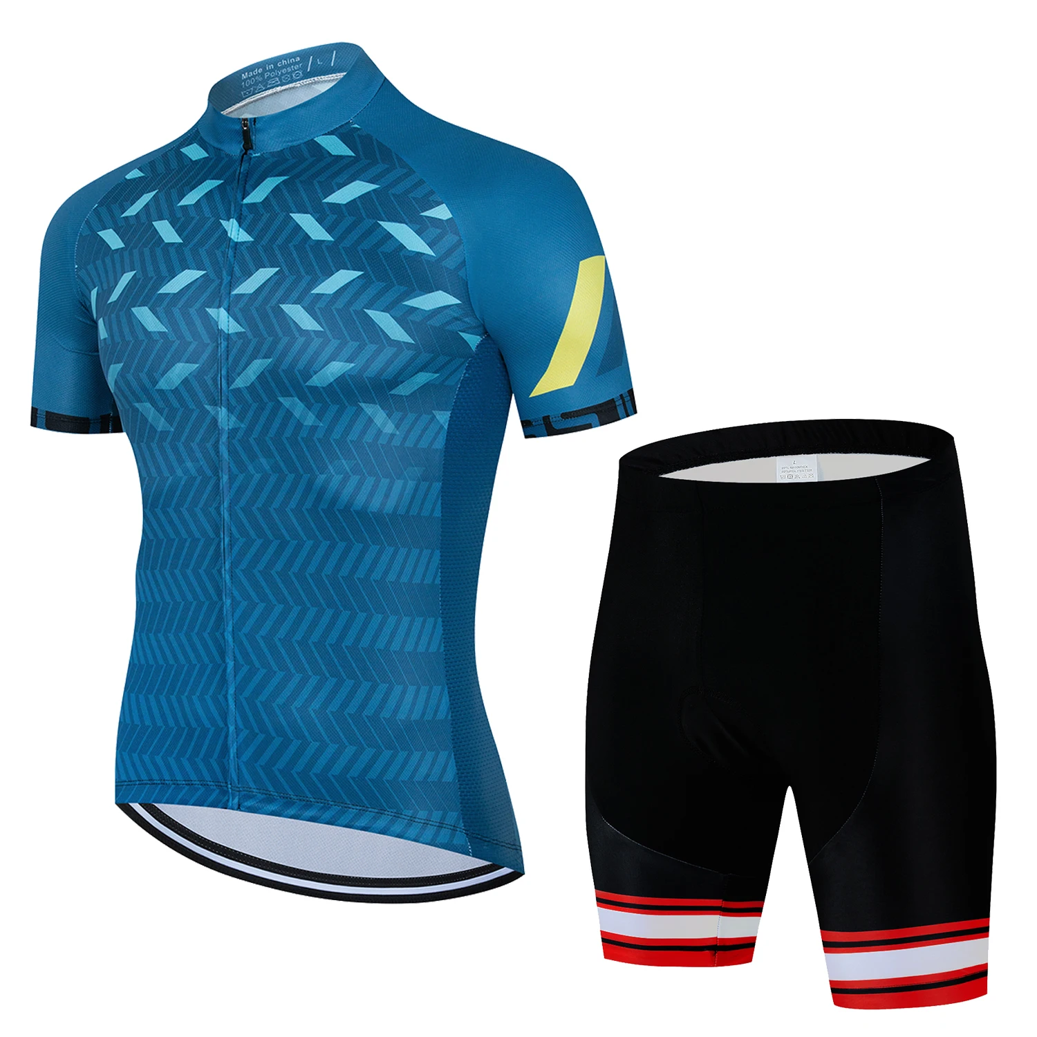 Enhanced Men's Professional Cycling Jersey and Bib Set - Summer Edition